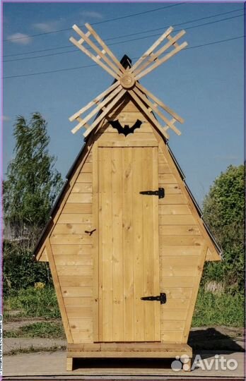 Дачный туалет деревянный уут 898