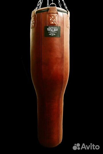 Мешок кожаный боксерский loft Гильза 70 кг Totalbox смкпс лф 40х150-70 черный, коричневый