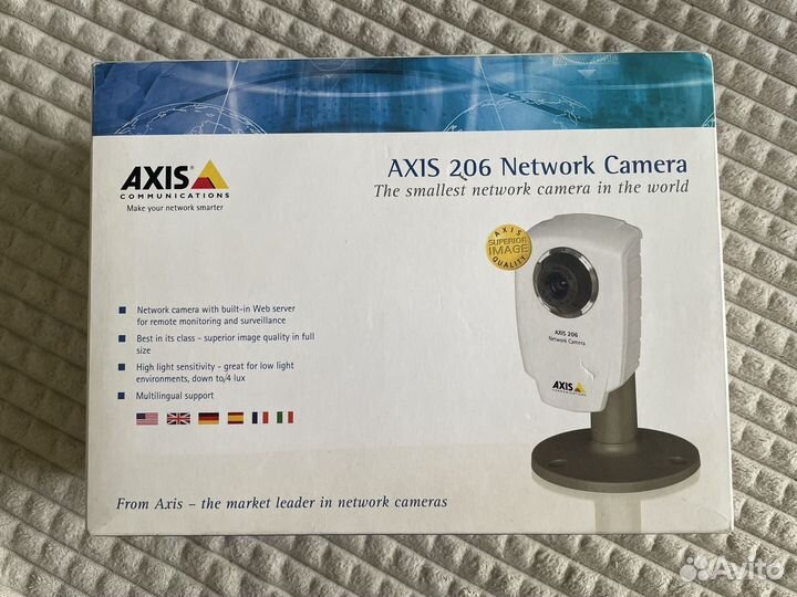 Миниатюрнаяп ip-камера axis 206