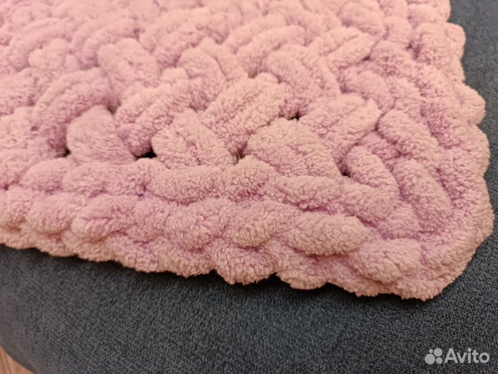 Плюшевый плед из Alize Puffy