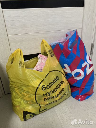 Пакеты детских вещей