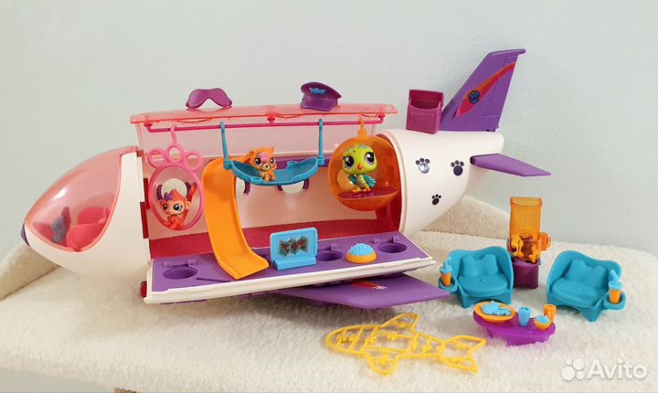 Littlest Pet Shop домик самолёт фигурки McDonald's