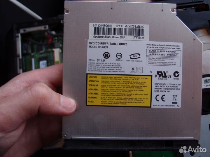 Ноутбук Asus K40AB в разбор