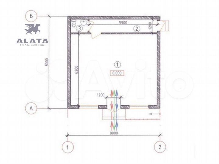 Торговая площадь, 53 м²