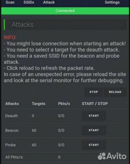 Глушилка wifi, деаунтефикатор, deauther