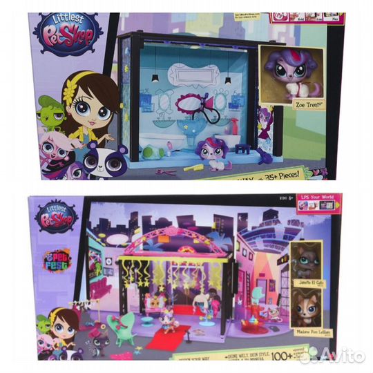 2 наборf Littlest Pet Shop Hasbro