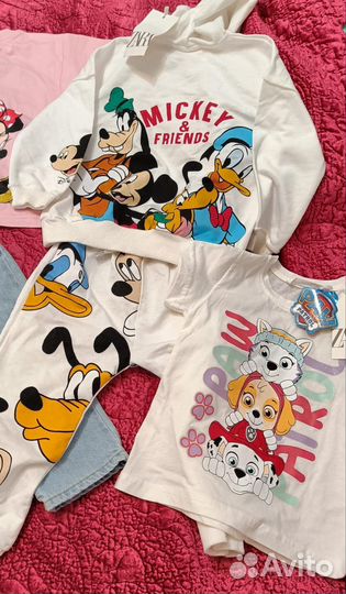 Новые летние вещи для девочки 92-98 Zara