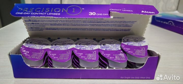Линзы контактные однодневные