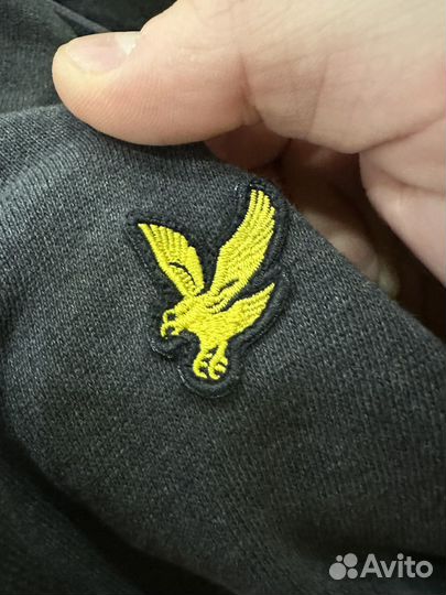 Зип худи lyle scott серая
