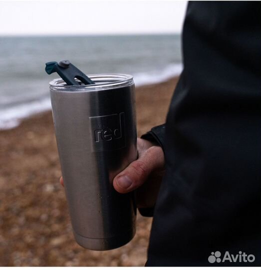Кружка-термос из нержавеющей стали RED, 568 мл