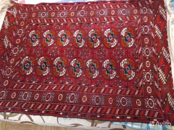 Туркменский антикварный ковер ручной работы