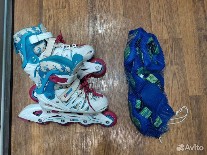 Роликовые коньки детские р 32-36