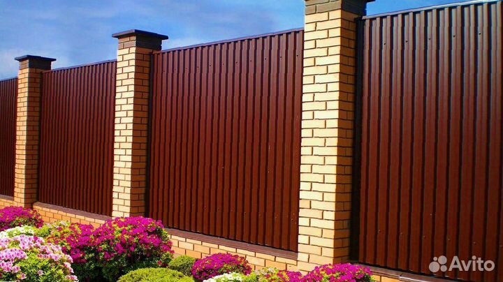 Забор из профнастила