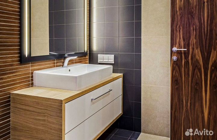 Двери скрытые межкомнатные с отделкой