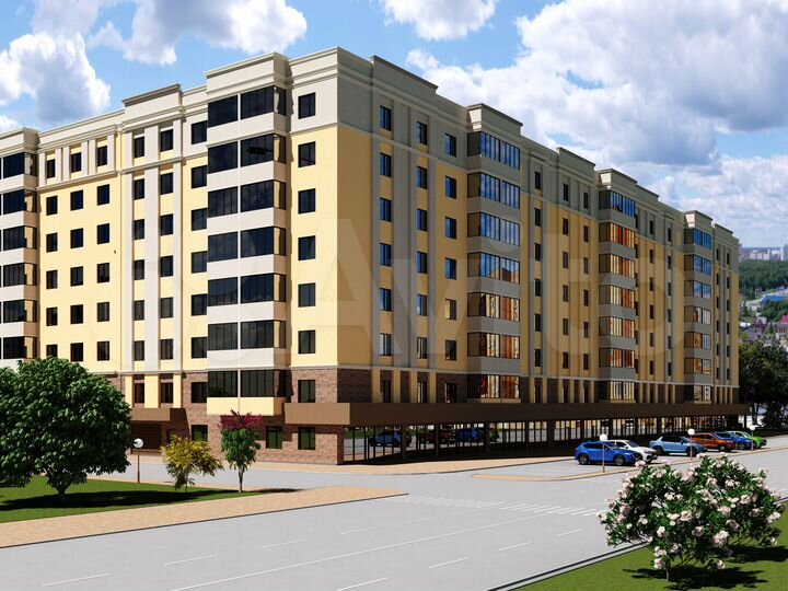 2-к. квартира, 73,3 м², 4/8 эт.