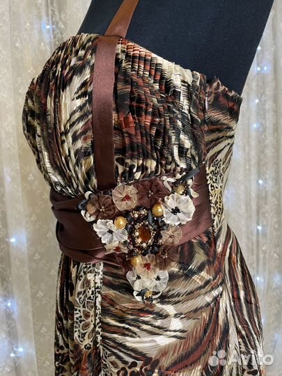 Платье женское вечернее шелк 44 46