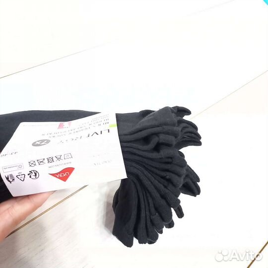 Новые носки 7 пар размер 43-45 упаковка