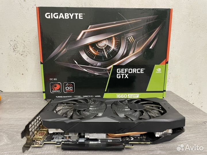 Видеокарта Gigabyte gtx 1660 super
