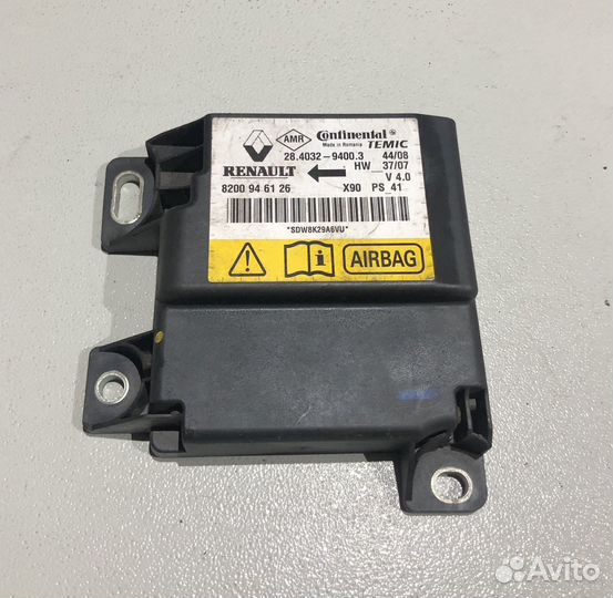 Блок управления AirBag Renault Logan