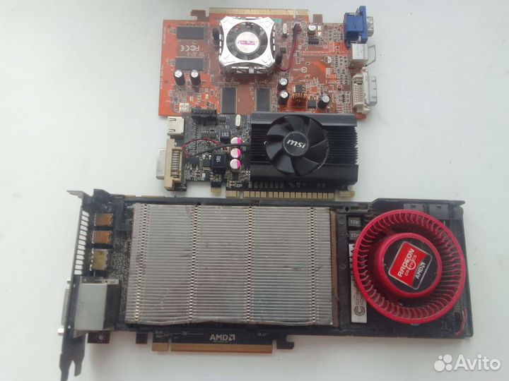 Три разных видеокарты