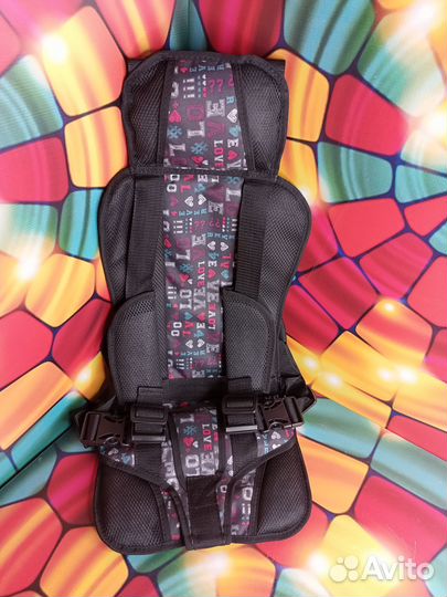 Детское бескаркасное автокресло от 3- 12 лет