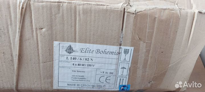 Новая Хрустальная Люстра Elite Bohemia L 140/6/02