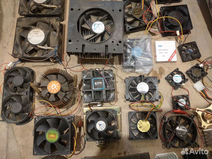 Электро вентиляторы, электромоторы, Куллеры