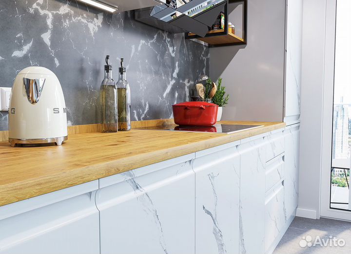 Кухня на заказ в стиле скала