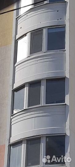 Балкон эркерный и лоджия с отделкой