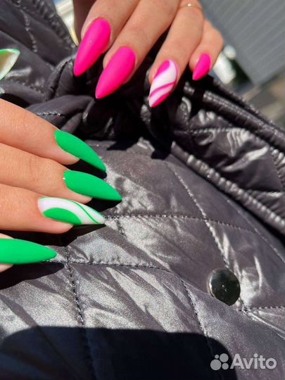 Наращивание.маникюр.педикюр