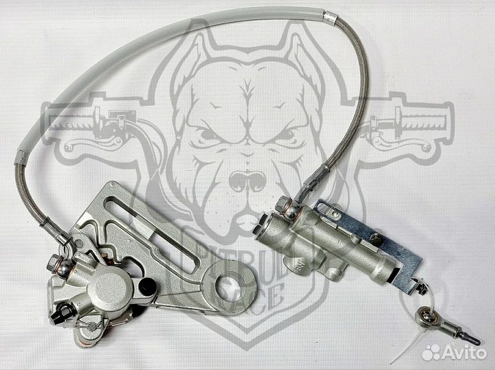 Задний тормоз brembo (гтц, гидролиния, суппорт)