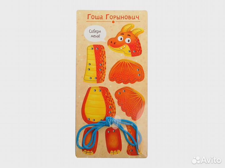 Шнуровка Веселые монстрики-Гоша Горыныч IG0368