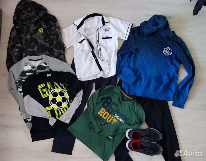 Вещи пакетом для мальчика 9-12 лет