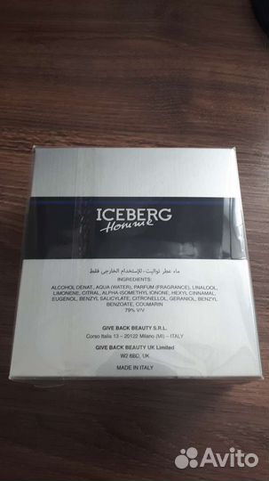 Туалетная вода Iceberg Homme