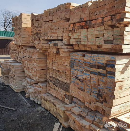 Доска обрезная естественной влажности
