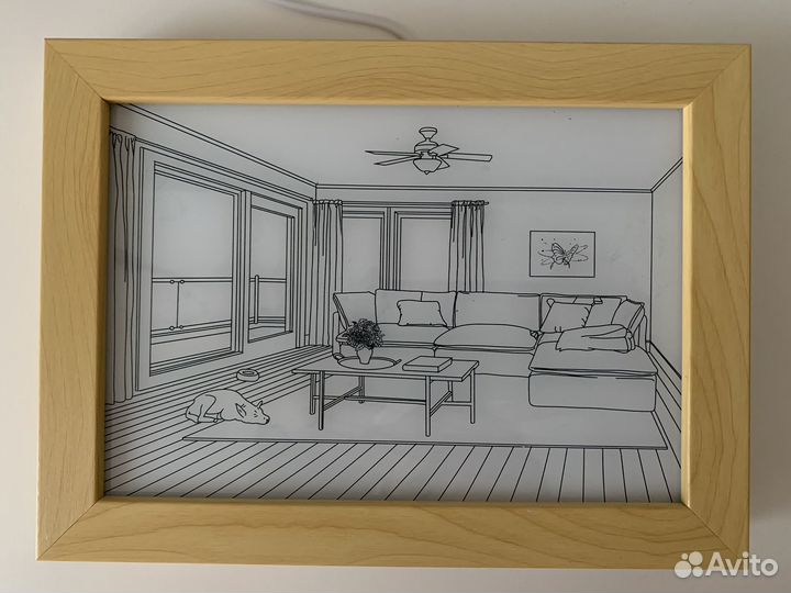 Светящаяся картина