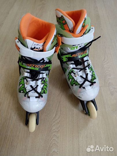 Роликовые коньки детские раздвижные