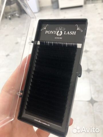 Ресницы pony lash B 0.1, материалы для наращивания