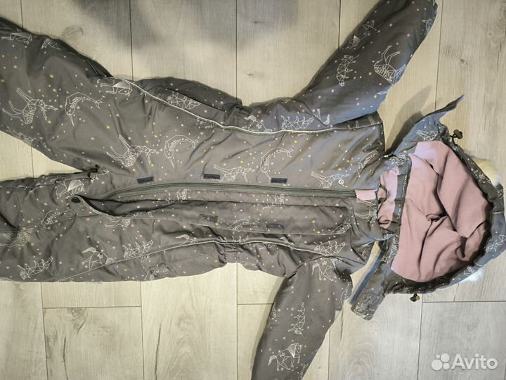 Зимний комбинезон для девочки 116