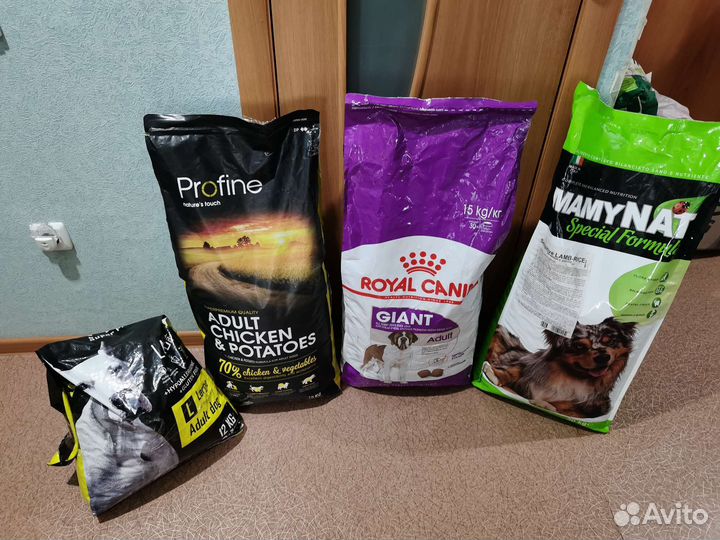 Сухой корм для кошек и собак