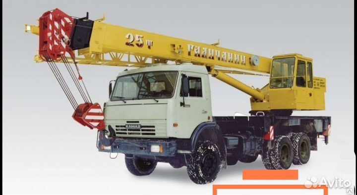 Услуги автокрана 25 тонн в Камешково