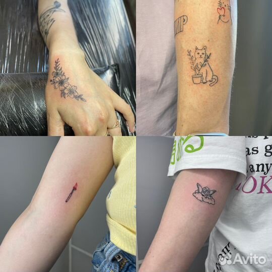 Татуировки, минитату, татуспб