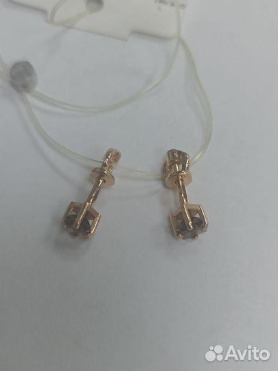 Золотые серьги проба 585 Арт.007042880123