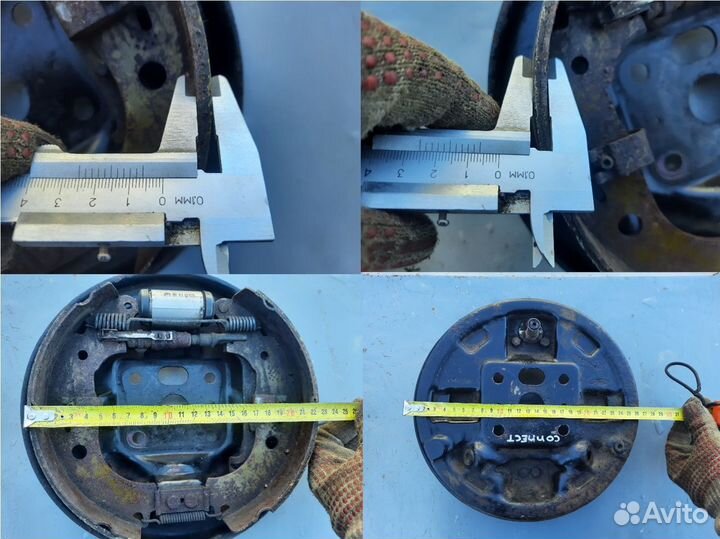 Щиток задней ступицы Форд Торнео Коннект