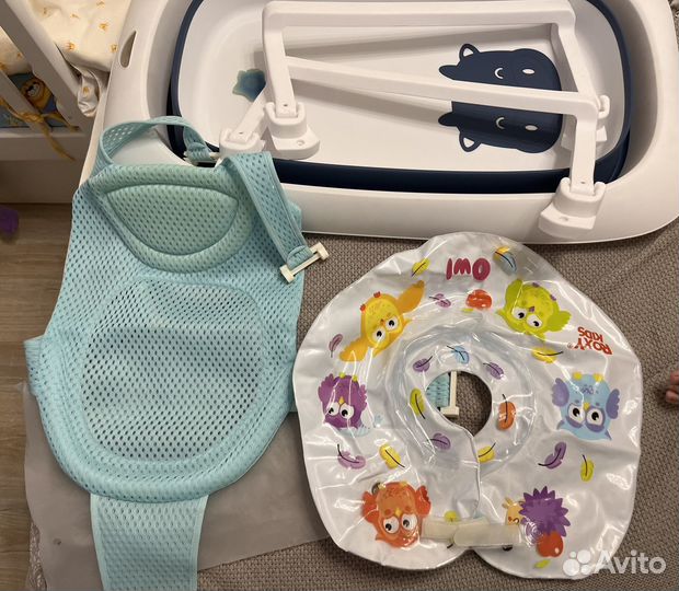 Детская ванночка для купания складная