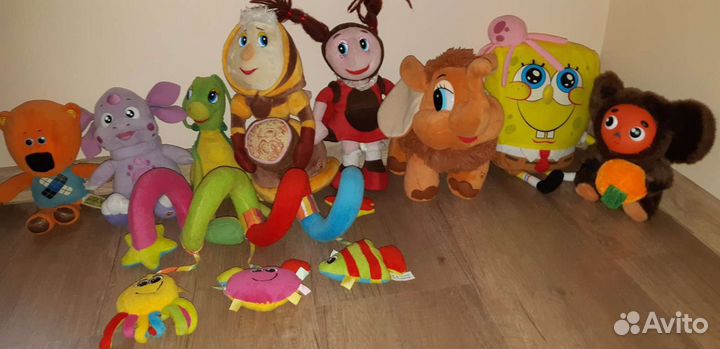 Игрушки Лео и Тиг, Мими мишки,Губка Боб и др