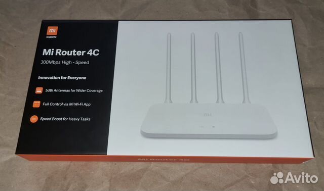 Маршрутизатор Wi-Fi роутер Xiaomi Mi Router 4C