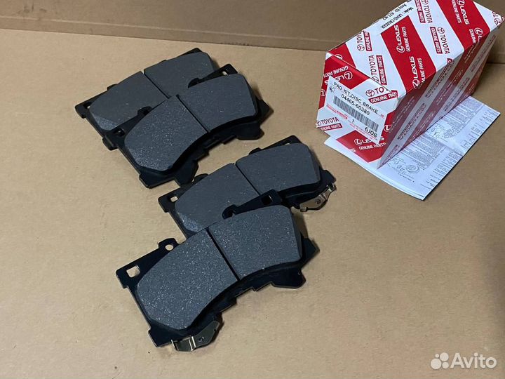 Колодки тормозные передние toyota land cruiser 300