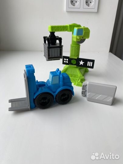 Набор доя лепки playdoh стройка