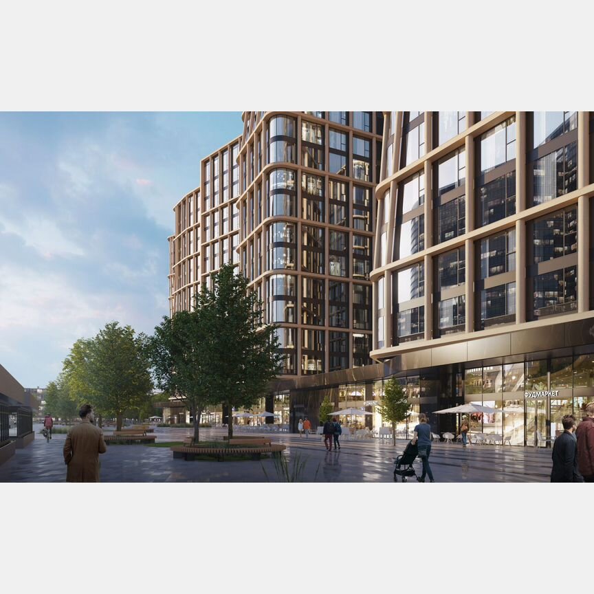 2-к. квартира, 66,7 м², 2/15 эт.